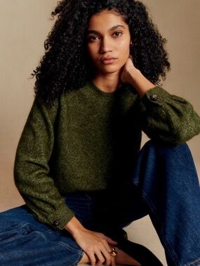 Sezane Louisa Jumper (Sweater) Perfect Green - Size S